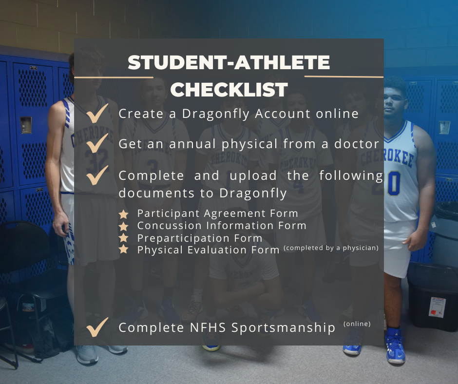 student athlete checklist